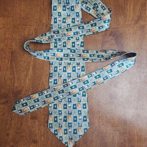 Warner Bros. ~  Silk George Jetson Necktie ~ Excellent Condition